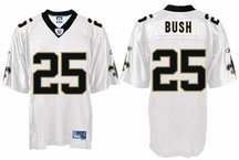 Reebok New Orleans Saints Reggie Bush Premier White Jersey Small