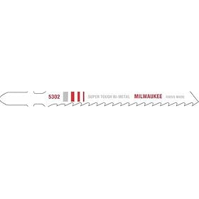 Milwaukee 48-42-5302 4-Inch, 6 Teeth per Inch, Bi-Metal Jig Saw Blades, 5-Pack by Milwaukee