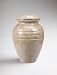 The Bendemeer Cremation Urn, A Cream Grain Polished Marble Urn, 11\