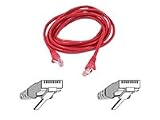 Belkin High Performance - Patch cable - RJ-45 (M) - RJ-45 (M) - 1.6 ft - UTP - ( CAT 6 ) - red