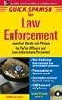 Quick Spanish Law Enforcement Package (Book + 1CD) (Quick Spanish)