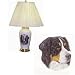 Porcelain Lamp with Bernese Mountain Dog