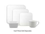 BIA Cordon Bleu Carry Out Collection White Square Appetizer Plates Set of 8