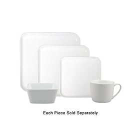BIA Cordon Bleu Carry Out Collection White Square Soup Salad Bowls Set of 8 by BIA Cordon Bleu