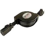 Cables Unlimited ZIP-PWR-EX1 ZipLinq Retractable Computer Power Extension Cord