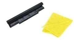 Laptop Replacement Battery for select Samsung Laptop / Notebook / Compatible with SAMSUNG NC10, NC10, ND10 Blue series, AA-PB6NC6W, AA-PB8NC6B, AA-PB8NC6M ( 6 Cells, 4400 Mah ) - Includes Soft Nonporous Microfiber Cleaning Cloth