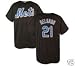 CARLOS DELGADO New York Mets (100% Cotton) ADULT T-SHIRT with Name & Number, 2X-LARGE