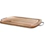 Weber 2108 Carving and Serving Board with Juice Groove and Stainless Steel Handles