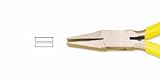 PLIER FLAT SHORT SMOOTH JAW 5-1/4