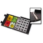 Adorama Archival Plastic Storage Binder Box with 3 'O'-Rings, Color: Black