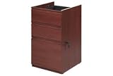 Office Products : 3 Drawer Pedestal In Cinnamon Cherry - Contemporary Office Collection