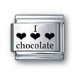 Body Candy Italian Charms Laser I Love Chocolate