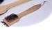 Kitchen & Housewares : Modern Home 12,, Long Wood Handle, Brass Bristle Grid Brush w/ Scraper , Leather Thong - WB1B/WB1B