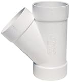 AIRVAC A PRODUCT OF M&S SYSTEMS VM114 45 deg Y PVC Fitting