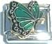 Jewelry : Clearly Charming May Emerald Butterfly Birthstone Insect Animal Italian Charm