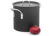 Calphalon Commercial Hard Anodized 12-Quart Stockpot with Lid