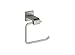 DELTA FAUCET 77550-SS Ara Toilet Paper Holder, 6.25 x 6.25 x 6.25 Inches, Brilliance Stainless Steel