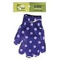 Spa Sister Exfoliating Bathing Gloves - Purple Polkadot