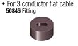 Truck-Lite Compression Fitting for 3 conductor flat cable 50846 *Sold as a pack of 10
