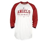 Anaheim Angels Authentic Collection Property of Raglan T-Shirt font color=#990