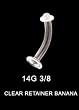 CLEAR NAVEL RETAINER