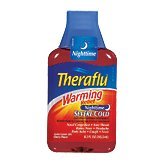 Theraflu Warming Relief Severe Cold & Cough, Nighttime, Cherry Flavor, 8.3 oz.