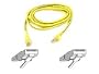 Belkin 25ft 10/100BT CAT5E Patch RJ45M/RJ45M Yellow Snagless
