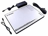 Universal Laptop Battery - 140 Watt Hours. Provides 6-10 hours of additional run-time. Includes AC adapter for charging.