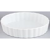 HIC Porcelain 9-3 4-by-1-1 2-Inch Round Quiche Dish by HIC Porcelain