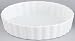 HIC Porcelain 9-3/4-by-1-1/2-Inch Round Quiche Dish