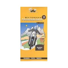 Motorradtourenkarte Alpen, Tl.1, Deutsche Alpen