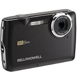 Bell & Howell S5 Slim 12MP Digital Point & Shoot Camera, Fixed Lens, 2.7 LCD - Midnight Blue
