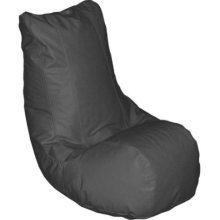 Jelli Bean Lounger Bean Bag, Ebony