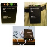 Compact Portable Ground Monitor with Belt Clip and 6' Ground Cord for Single User, 9V
