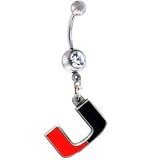Miami Hurricanes Sexy Belly Navel Ring