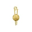 Knitting Needles and Yarn Charm