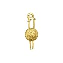 Knitting Needles and Yarn Charm