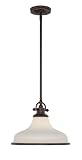 Quoizel GRT2814PN Grant 1 Light 13.5-Inch Diameter Rod Hung Piccolo Pendant Light