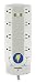 PANAMAX M-8C MAX 8 Outlet Surge Suppressor with Coax Protection
