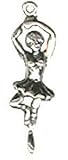 .925 Sterling Silver Ballerina Charm