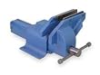 Westward 3FDJ8 Offset Bench Vise, Utility, 4 In