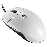 Logitech Optical Wheel Mouse - Mouse - optical - 3 button(s) - wired - USB - white - OEM