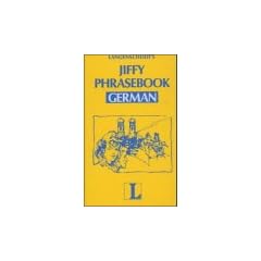 Langenscheidt Jiffy Phrasebook: German (Langenscheidt jiffy phrasebooks)