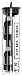Tramec 31403 1/2'' NPTF Air Brake Hose End Fitting Kit for 3/8