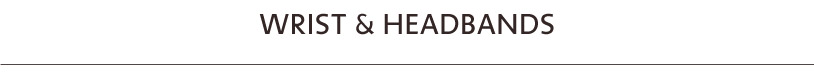 Mens Wristbands and Headbands