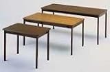 Office Products : Utility Table - Walnut/ Black (48x24')