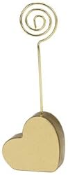 Gold Heart Card Holder, 1