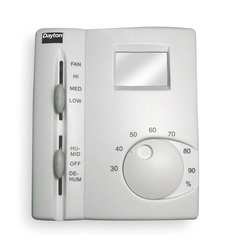 Dayton 1UHE2 Humidifier Control, Wall Mount, 120/230 V