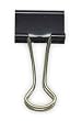 Industrial Grade 2WFX8 Binder Clip, 2 In W, Blk, PK12