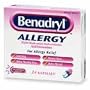 Benadryl Allergy Relief, Kapseals - 24 count